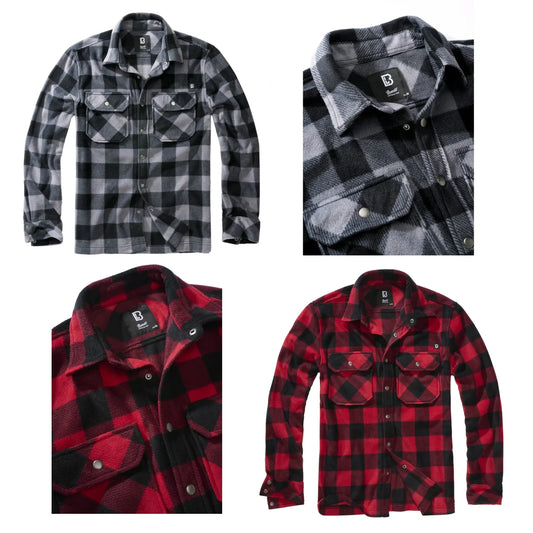 Longsleeve Jeff Fleece Hemd Brandit