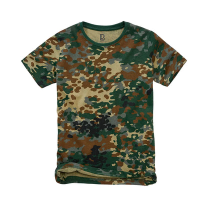 Kinder T-Shirt flecktarn Brandit