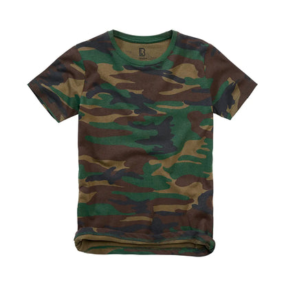 Kinder T-Shirt woodland Brandit